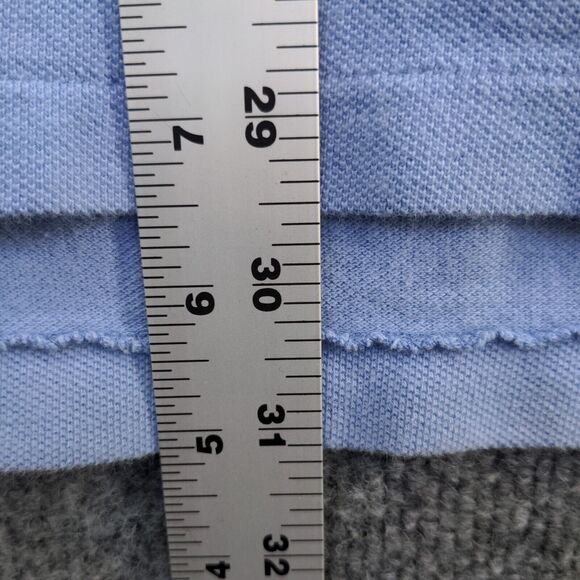 Polo by Ralph Lauren Men's Polo Shirt Blue XL Short Sleeve High Low Hem - Picture 13 of 14